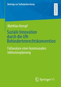 bokomslag Soziale Innovation durch die UN-Behindertenrechtskonvention