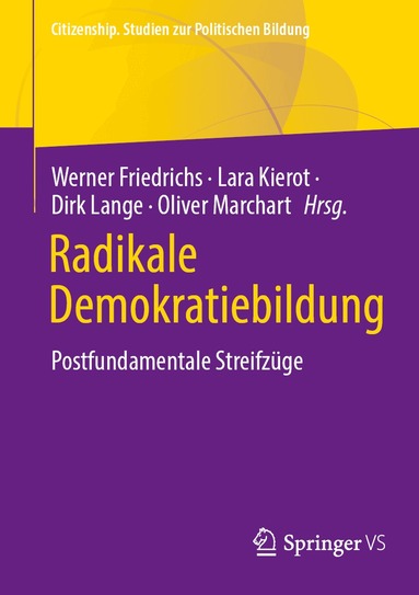 Werner Friedrichs, Lara Kierot, Dirk Lange, Oliver Marchart - Radikale Demokratiebildung, Häftad