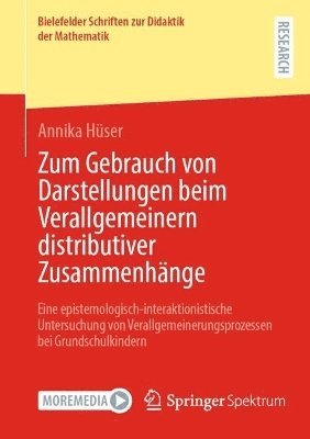 bokomslag Zum Gebrauch von Darstellungen beim Verallgemeinern distributiver Zusammenhnge