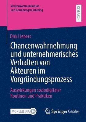 bokomslag Chancenwahrnehmung und unternehmerisches Verhalten von Akteuren im Vorgrndungsprozess