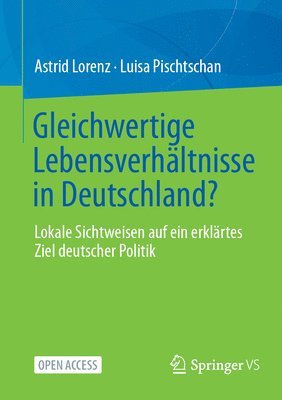 bokomslag Gleichwertige Lebensverhltnisse in Deutschland?