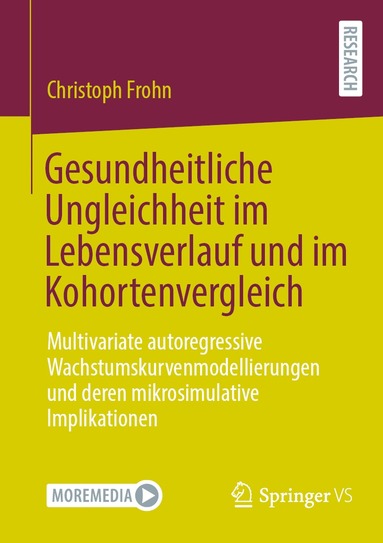 bokomslag Gesundheitliche Ungleichheit im Lebensverlauf und im Kohortenvergleich