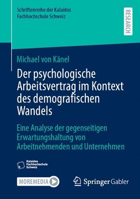 bokomslag Der psychologische Arbeitsvertrag im Kontext des demografischen Wandels