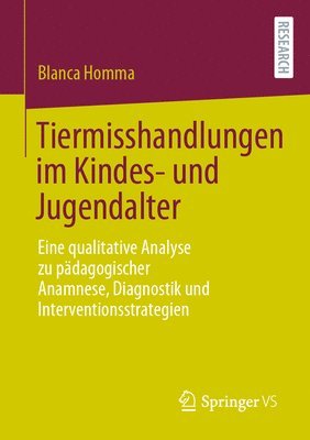 bokomslag Tiermisshandlungen im Kindes- und Jugendalter