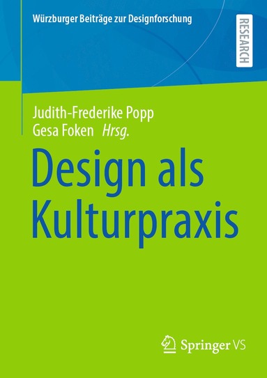 bokomslag Design als Kulturpraxis