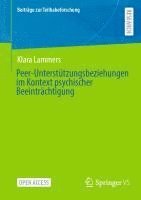 bokomslag Peer-Unterstützungsbeziehungen im Kontext psychischer Beeinträchtigung