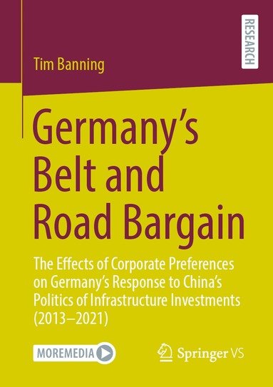bokomslag Germany's Belt and Road Bargain
