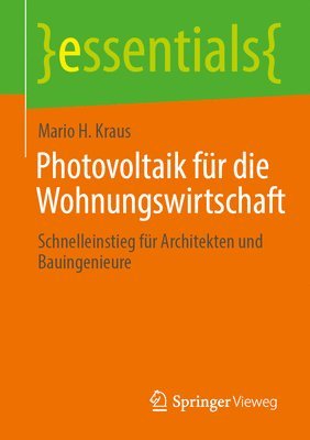 bokomslag Photovoltaik fr die Wohnungswirtschaft