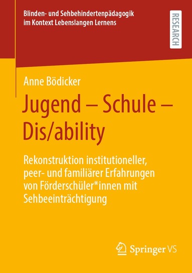 Anne Bödicker - Jugend - Schule - Dis/ability, Häftad