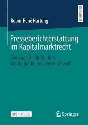 Presseberichterstattung im Kapitalmarktrecht 1