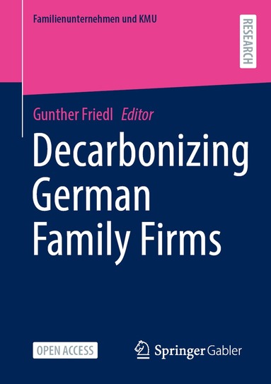 Gunther Friedl - Decarbonizing German Family Firms, Häftad