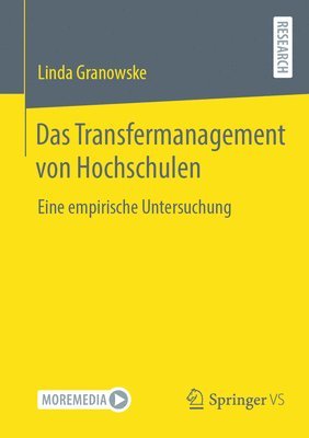 bokomslag Das Transfermanagement von Hochschulen