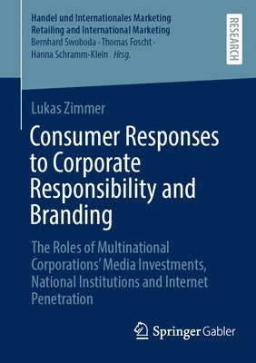 bokomslag Consumer Responses to Corporate Responsibility and Branding