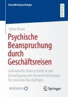 bokomslag Psychische Beanspruchung durch Geschäftsreisen