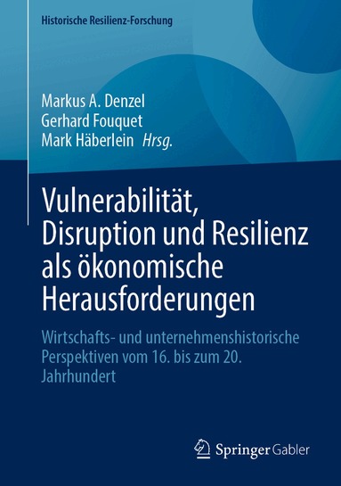 Markus A. Denzel, Gerhard Fouquet, Mark Häberlein - Vulnerabilität, Disruption und Resilienz als ökonomische Herausforderungen, Inbunden