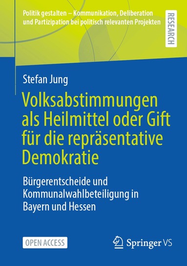 Stefan Jung - Volksabstimmungen als Heilmittel oder Gift für die repräsentative Demokratie, Häftad