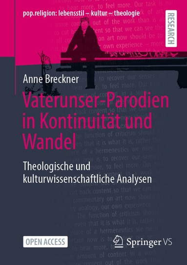 Anne Breckner - Vaterunser-Parodien in Kontinuität und Wandel, Häftad