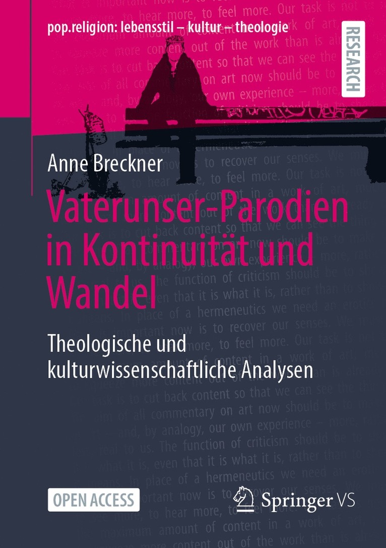 Vaterunser-Parodien in Kontinuität und Wandel