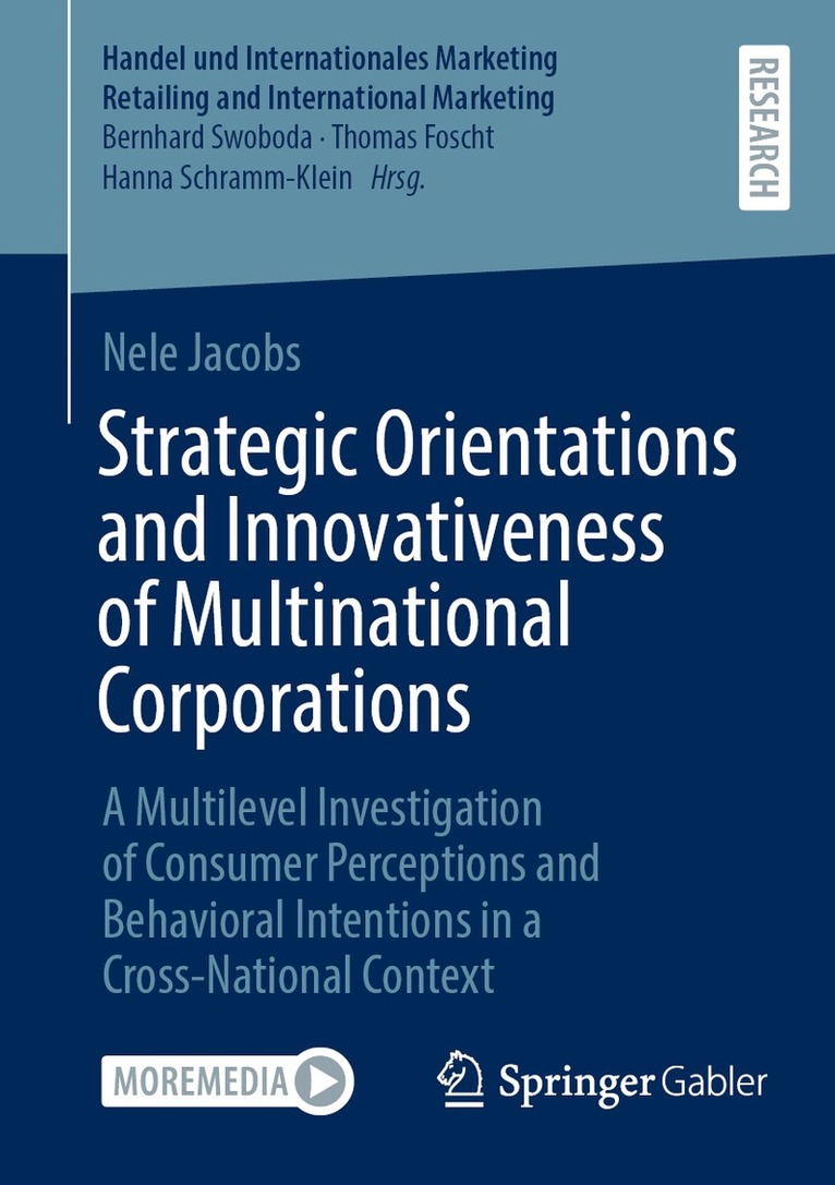 Nele Jacobs - Strategic Orientations and Innovativeness of Multinational Corporations, Häftad