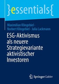 bokomslag ESG-Aktivismus als neuere Strategievariante aktivistischer Investoren