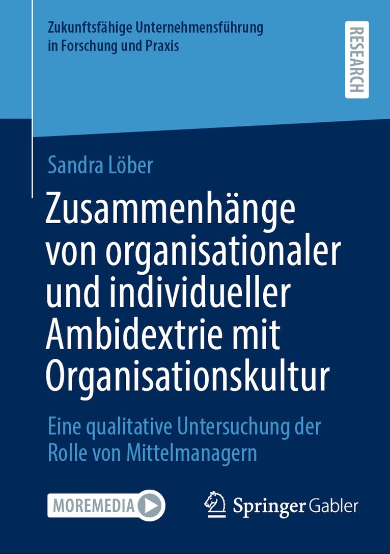Zusammenhänge von organisationaler und individueller Ambidextrie mit Organisationskultur