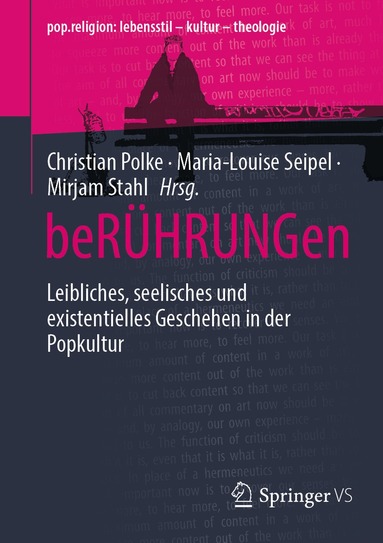 Mirjam Stahl, Christian Polke, Maria-Louise Seipel, Mirjam Stahl - beRÜHRUNGen, Häftad