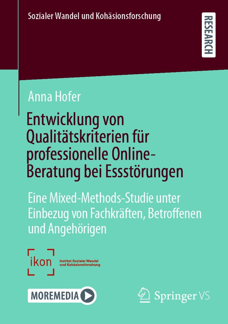 Entwicklung von Qualitätskriterien für professionelle Online-Beratung bei Essstörungen
