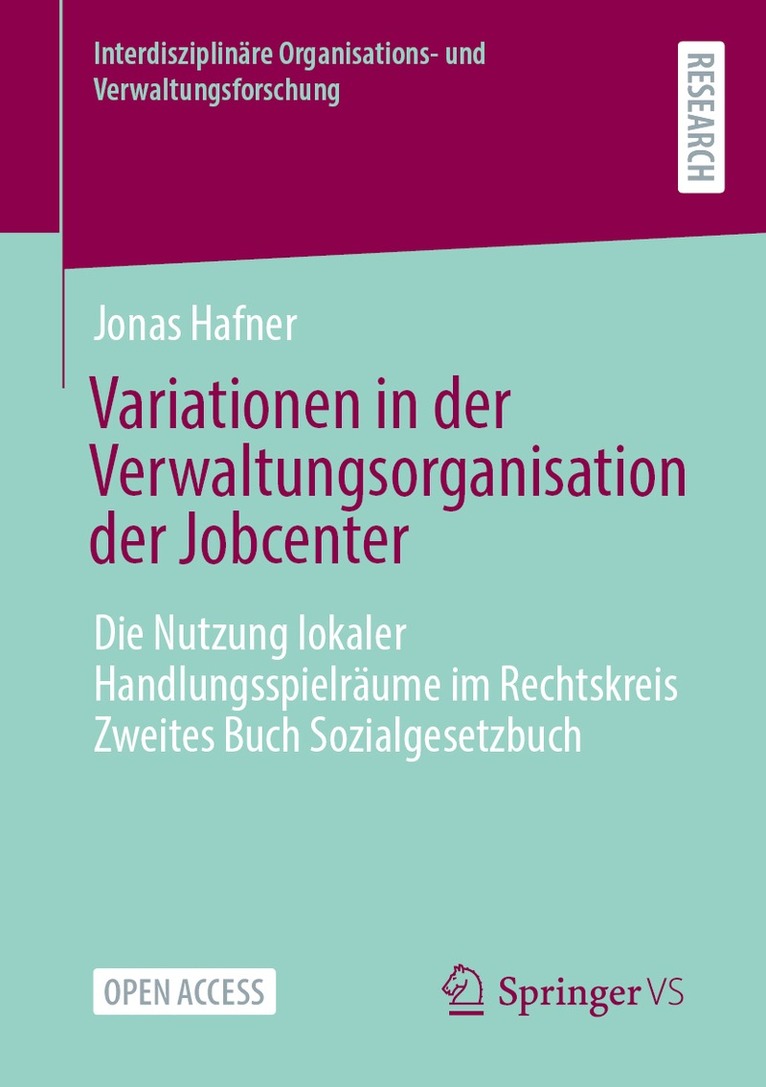 Variationen in der Verwaltungsorganisation der Jobcenter