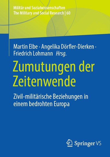 Martin Elbe, Angelika Dörfler-Dierken, Friedrich Lohmann - Zumutungen der Zeitenwende, Häftad