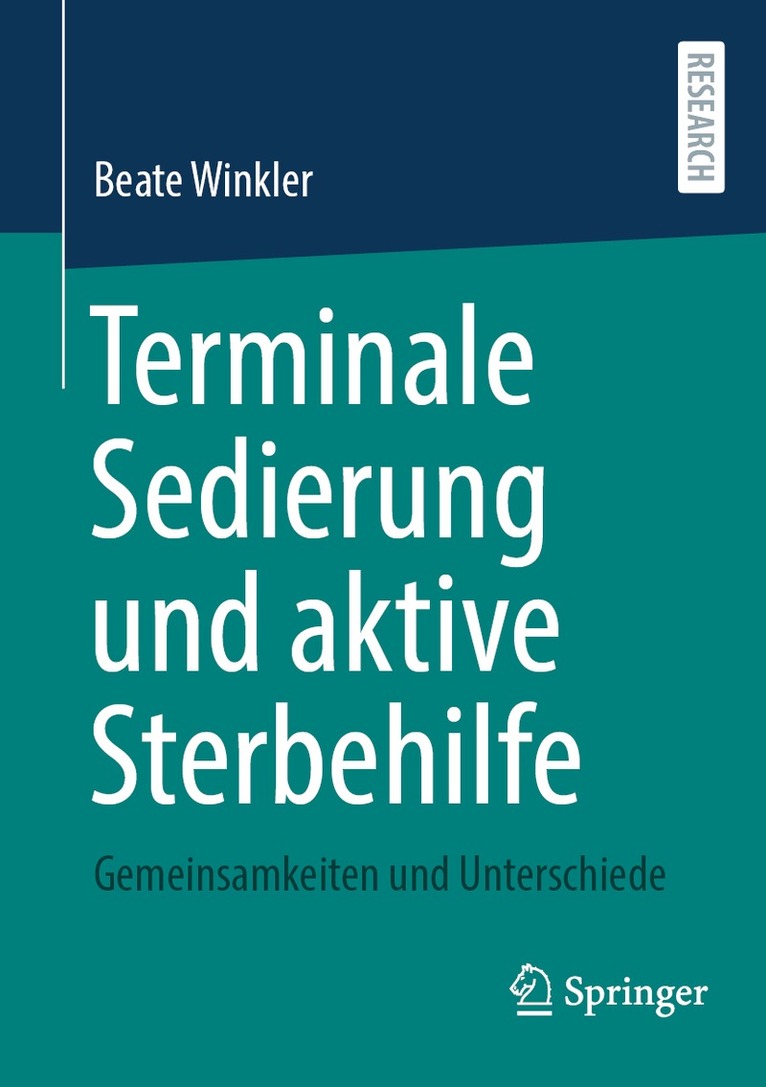 Beate Winkler - Terminale Sedierung und aktive Sterbehilfe, Häftad