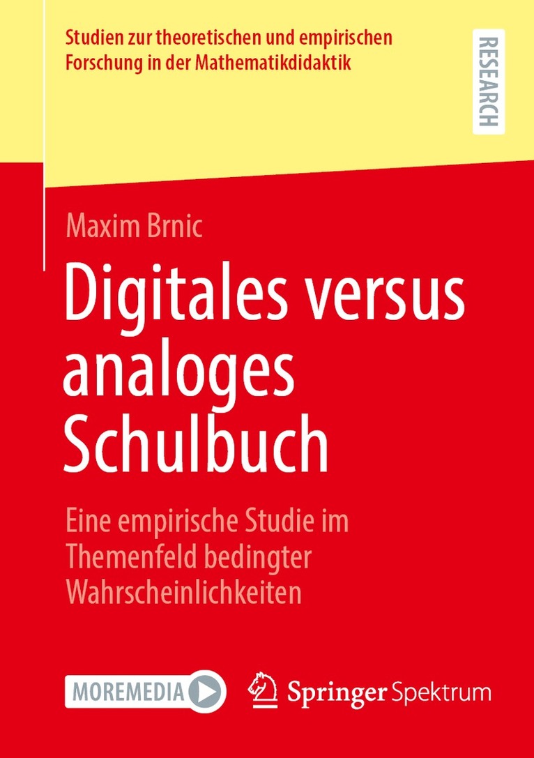 Maxim Brnic - Digitales versus analoges Schulbuch, Häftad