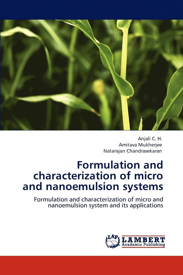 Formulation and characterization of micro and nanoemulsion systems 1