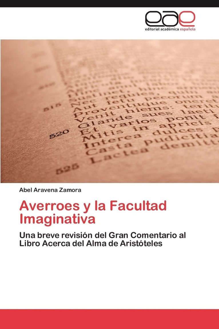 Averroes y La Facultad Imaginativa 1