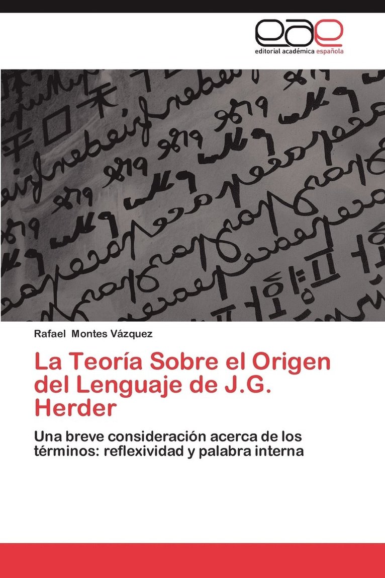 La Teoria Sobre El Origen del Lenguaje de J.G. Herder 1