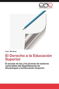bokomslag El Derecho a la Educacion Superior