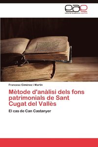 bokomslag Metode D'Analisi Dels Fons Patrimonials de Sant Cugat del Valles