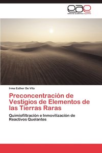 bokomslag Preconcentracion de Vestigios de Elementos de Las Tierras Raras
