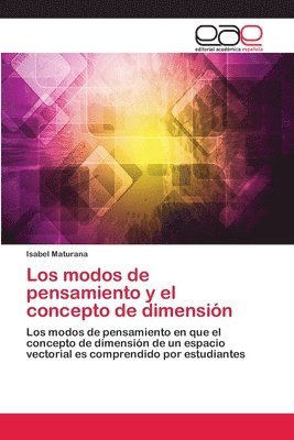 bokomslag Los modos de pensamiento y el concepto de dimensin