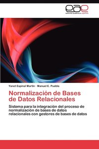 bokomslag Normalizacion de Bases de Datos Relacionales