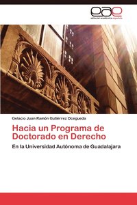 bokomslag Hacia Un Programa de Doctorado En Derecho