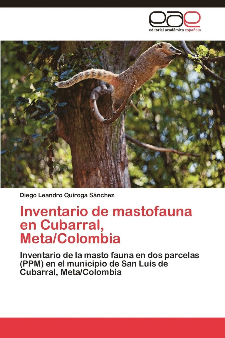 Inventario de Mastofauna En Cubarral, Meta/Colombia 1