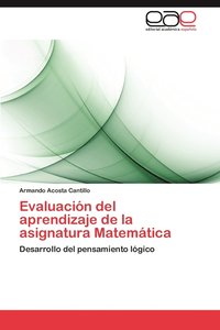 bokomslag Evaluacion del Aprendizaje de La Asignatura Matematica