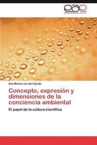 bokomslag Concepto, Expresion y Dimensiones de La Conciencia Ambiental