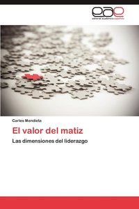 bokomslag El Valor del Matiz
