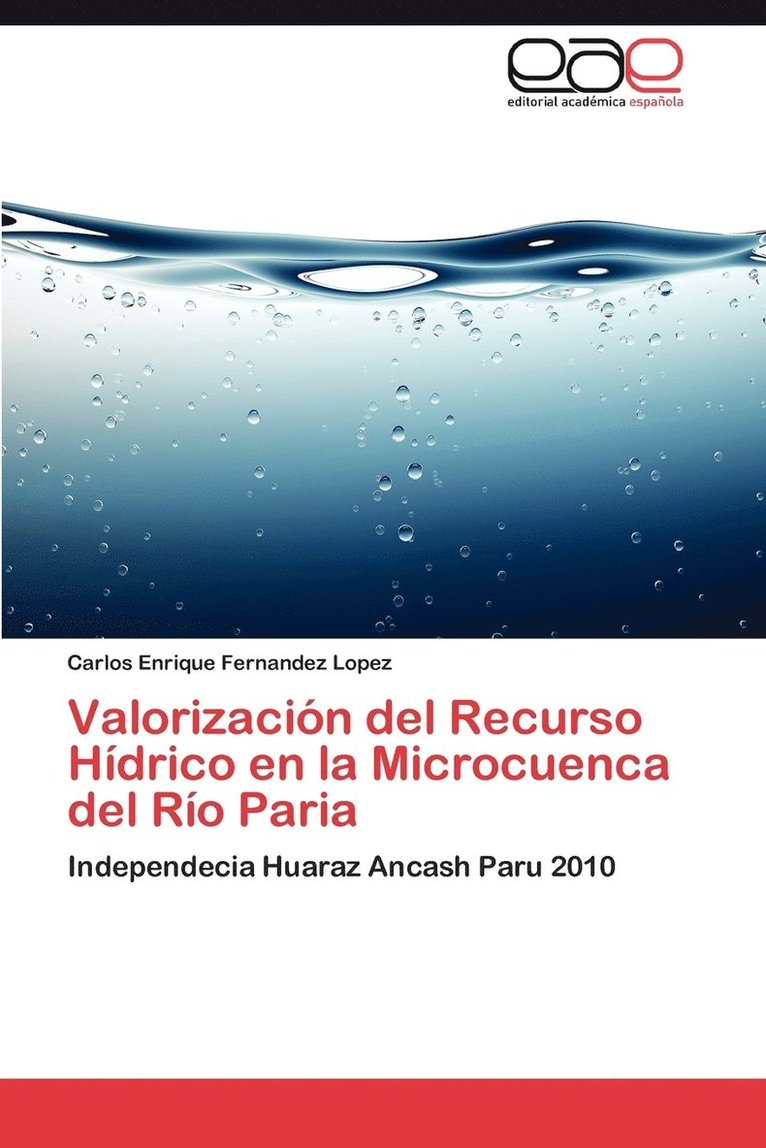 Valorizacion del Recurso Hidrico En La Microcuenca del Rio Paria 1