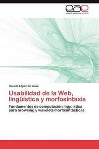 bokomslag Usabilidad de La Web, Linguistica y Morfosintaxis