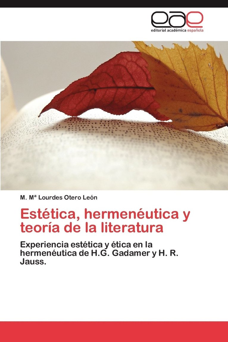 Estetica, Hermeneutica y Teoria de La Literatura 1