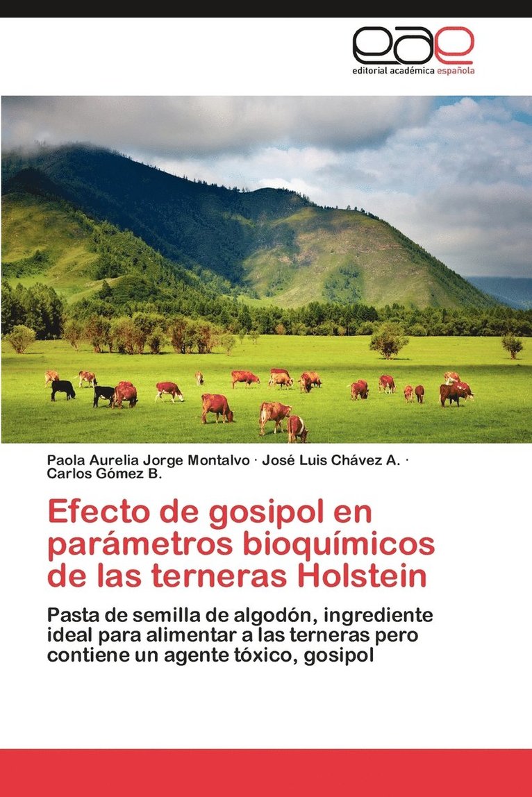 Efecto de Gosipol En Parametros Bioquimicos de Las Terneras Holstein 1