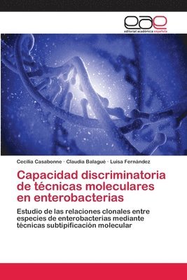 bokomslag Capacidad discriminatoria de tcnicas moleculares en enterobacterias