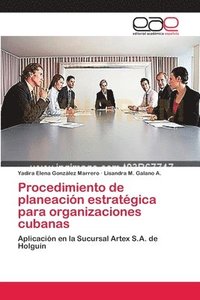 bokomslag Procedimiento de planeacin estratgica para organizaciones cubanas